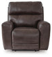 Sillón reclinable eléctrico Crossplex con reposacabezas ajustable