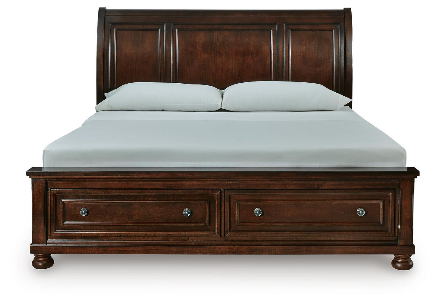 Cama tipo trineo Porter California King con almacenamiento