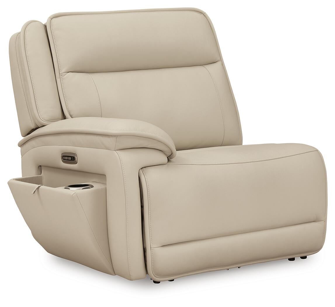 Sofá seccional reclinable de 5 piezas con consola Double Deal