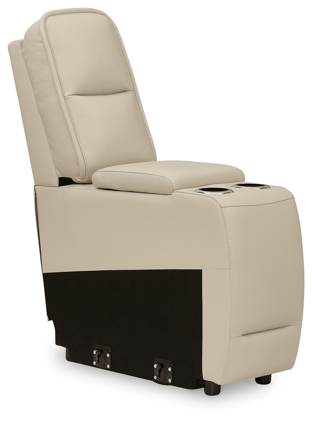Sofá seccional reclinable de 5 piezas con consola Double Deal