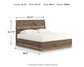 Ashley Express - Cama Chirason King con paneles