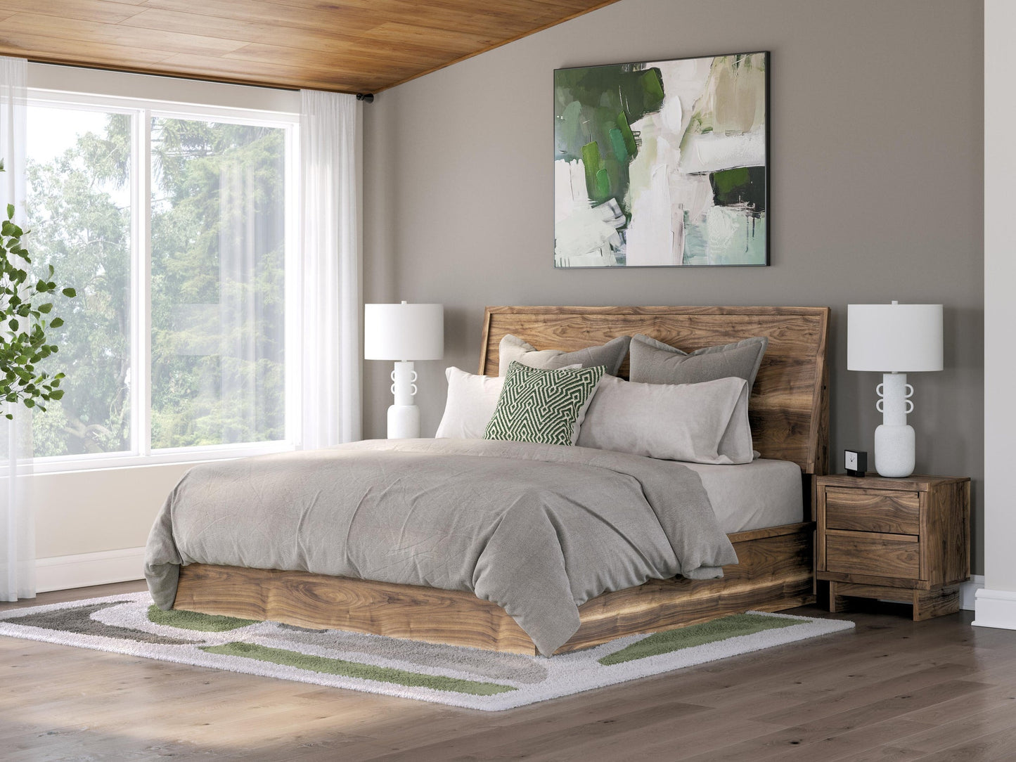 Ashley Express - Cama Chirason King con paneles