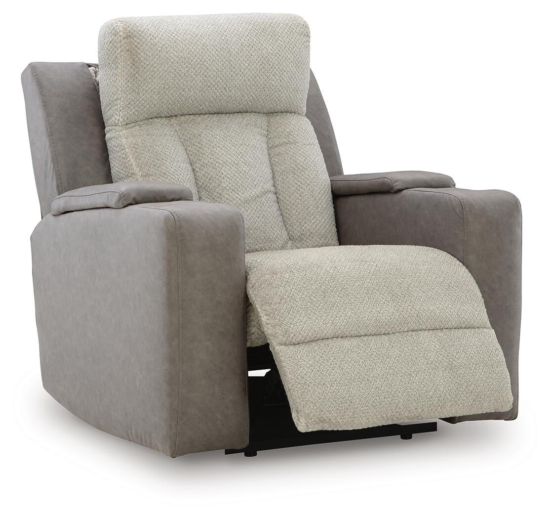 Sillón reclinable eléctrico WhipLash/reposacabezas ajustable
