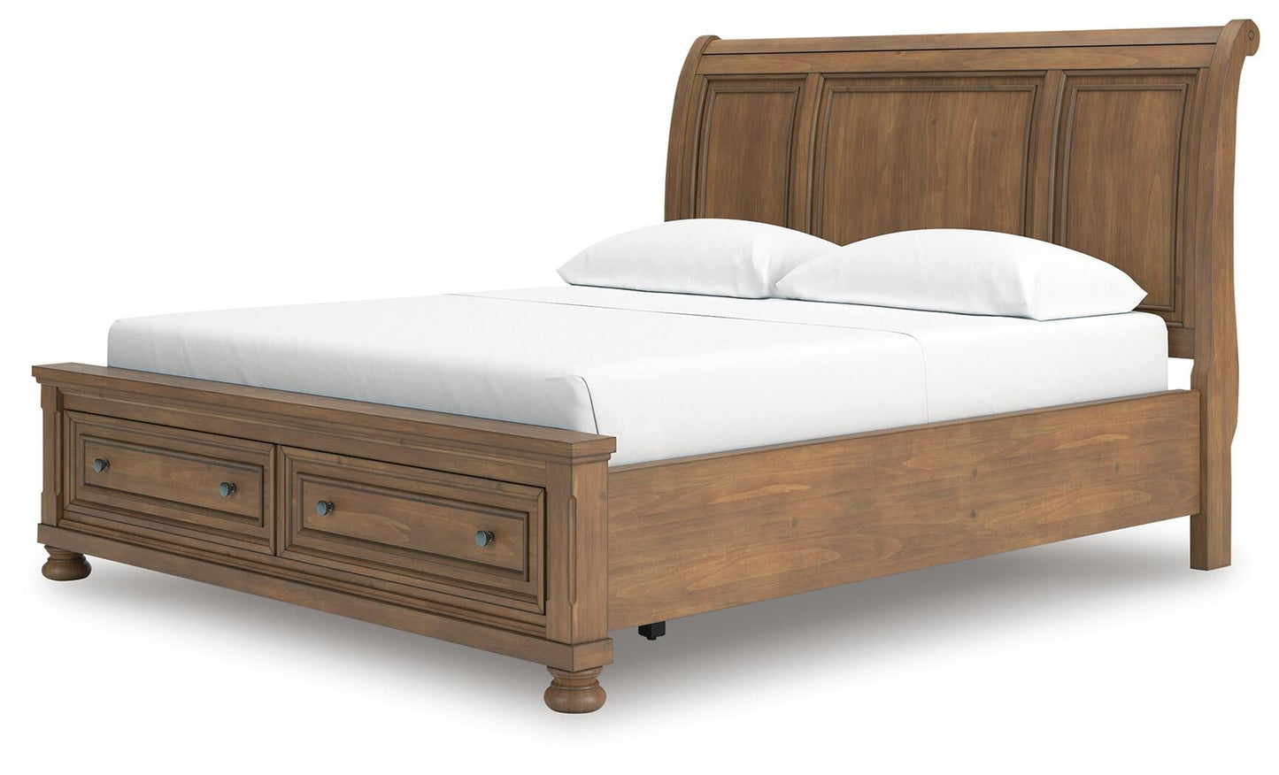 Cama tipo trineo Feddinger California King con almacenamiento