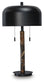 Ashley Express - Lámpara de mesa de metal Alanbert (1 unidad)