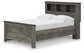 Cama Frandern con librería completa y almacenamiento