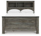 Cama Frandern con librería completa y almacenamiento
