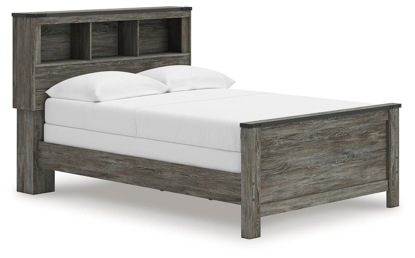 Ashley Express - Cama Frandern con estantes y librería