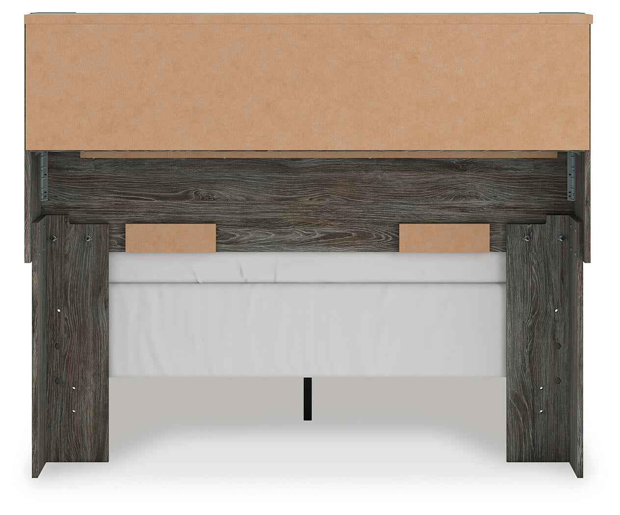 Ashley Express - Cama Frandern con estantes y librería