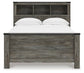 Ashley Express - Cama Frandern con estantes y librería