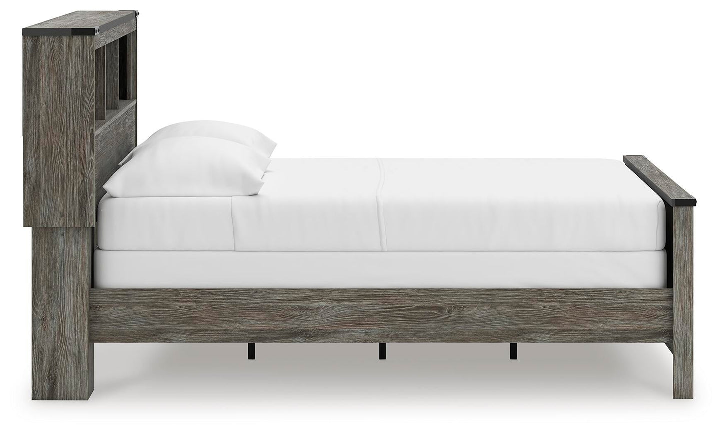 Ashley Express - Cama Frandern con estantes y librería