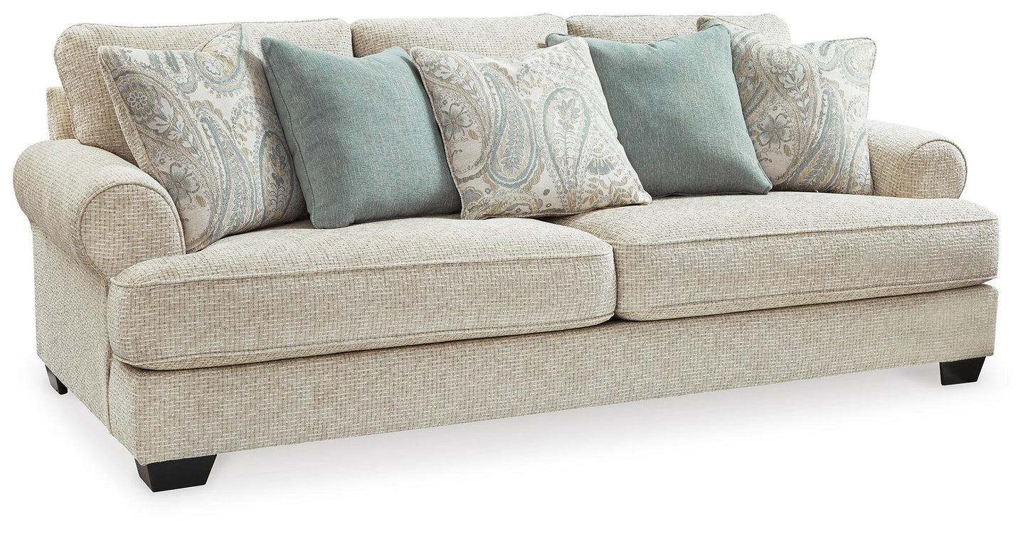 Sofá, loveseat, silla y otomana Monaghan