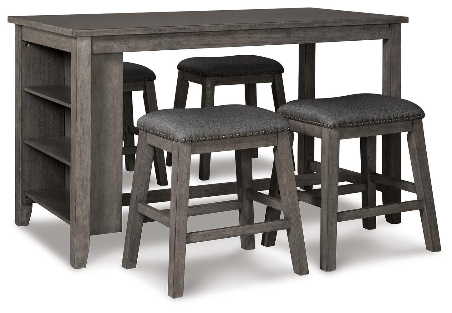 Ashley Express - Mesa de comedor alta Caitbrook y 4 taburetes