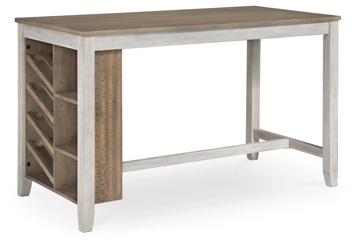 Ashley Express - Mesa de comedor Skempton de altura de mostrador y dos taburetes
