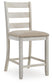 Ashley Express - Mesa de comedor Skempton de altura de mostrador y 4 taburetes