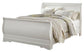 Cama Anarasia Queen tipo trineo con tocador con espejo