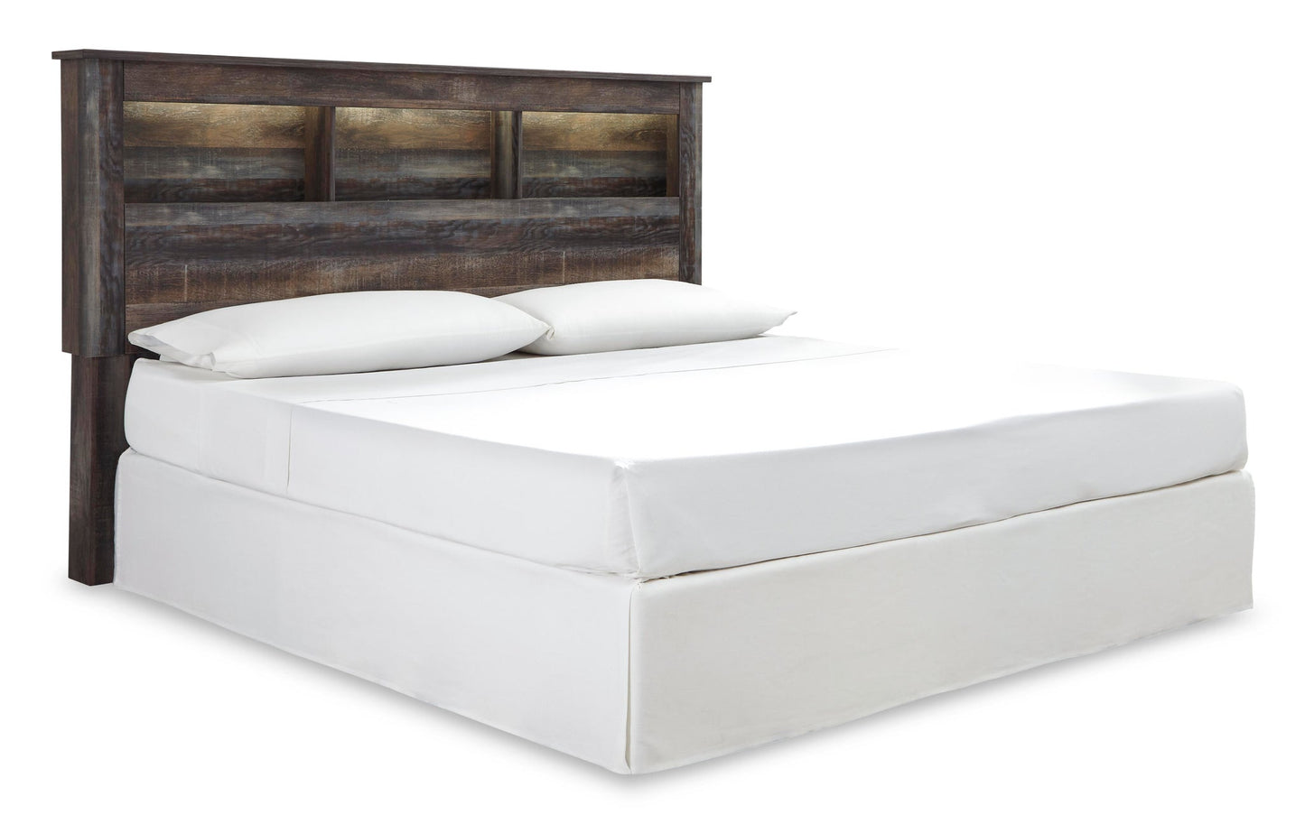 Cabecera con librería Drystan King/California King y tocador con espejo