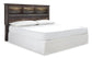 Cabecera con librería Drystan King/California King y tocador con espejo