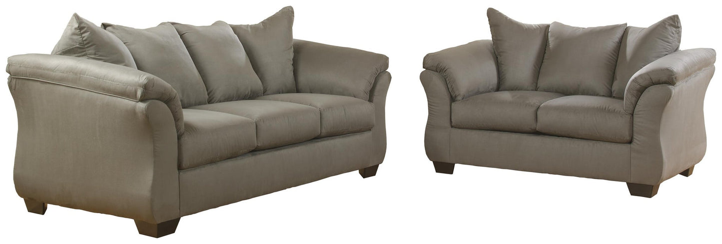 Sofá y loveseat