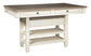 Mesa de comedor Bolanburg de altura de mostrador y 6 taburetes