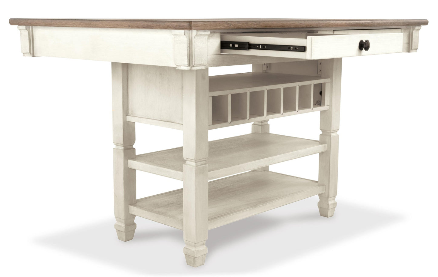 Mesa de comedor Bolanburg de altura de mostrador y 6 taburetes