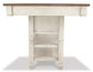Mesa de comedor Bolanburg de altura de mostrador y 6 taburetes
