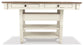 Mesa de comedor Bolanburg de altura de mostrador y 6 taburetes