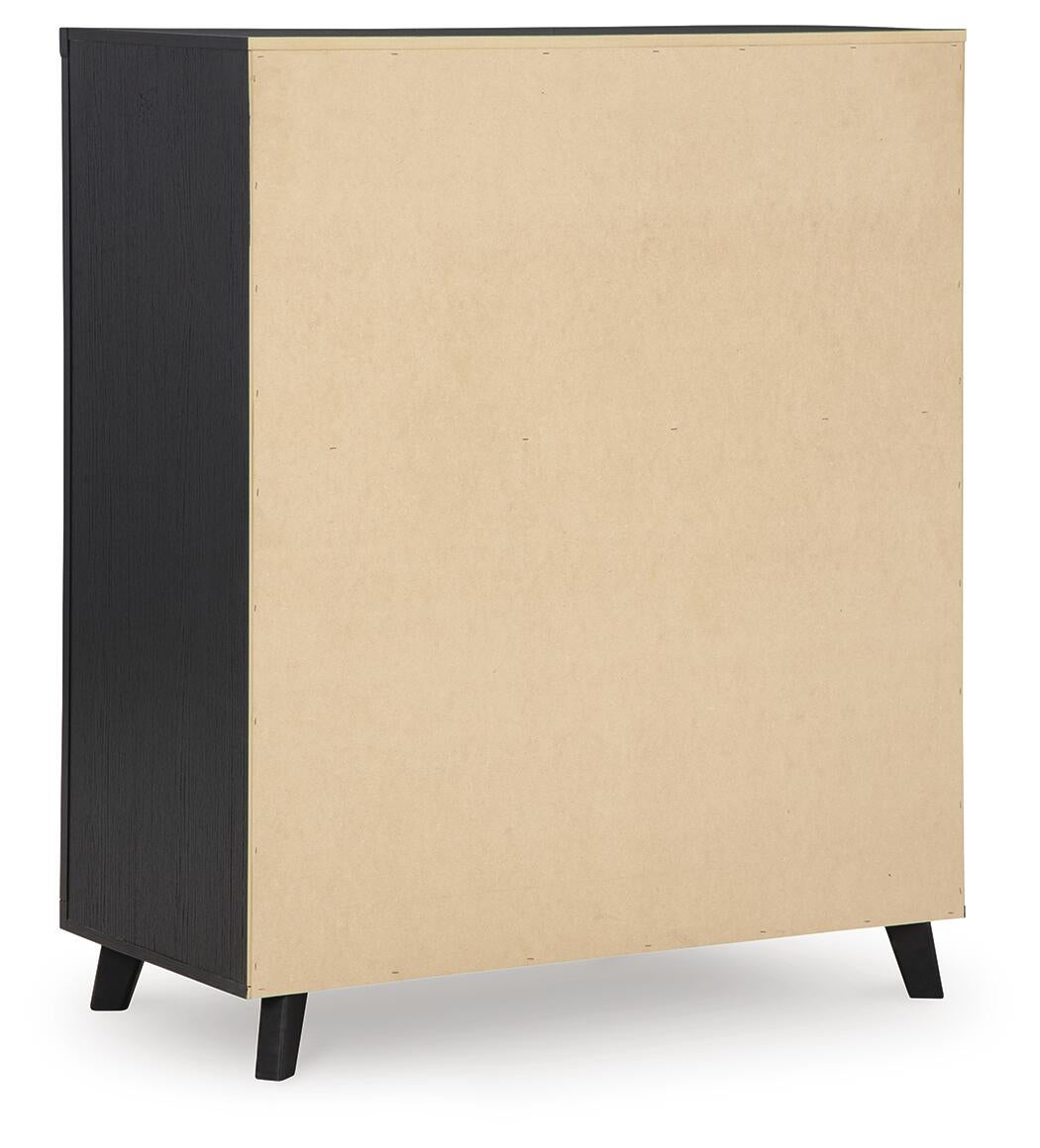 Danziar King Panel Bed, Dresser, Mirror, Chest and Nightstand
