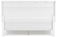 Fortman King Panel Bed with Mirrored Dresser and Nightstand