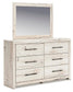 Lawroy Queen Panel Headboard, Dresser, Mirror, Chest and Nightstand