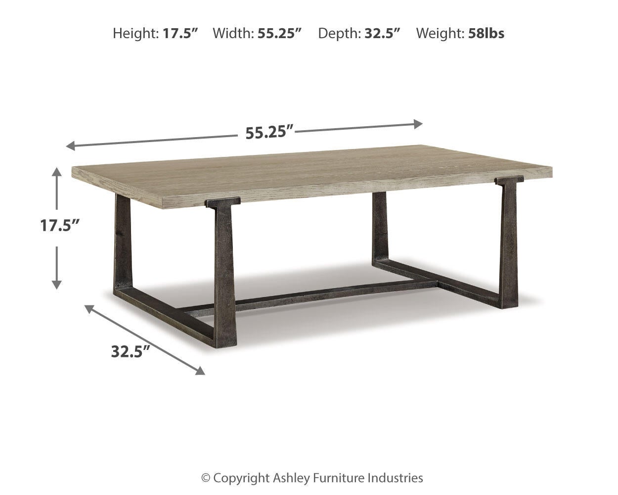 Ashley Express - Mesa de cóctel rectangular Dalenville