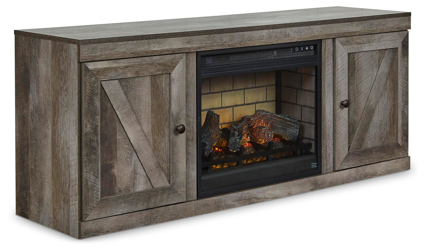 Ashley Express - Mueble de TV Wynnlow con chimenea eléctrica