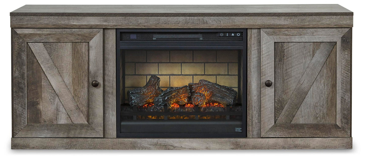 Ashley Express - Mueble de TV Wynnlow con chimenea eléctrica