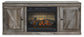 Ashley Express - Mueble de TV Wynnlow con chimenea eléctrica