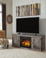 Ashley Express - Mueble de TV Wynnlow con chimenea eléctrica