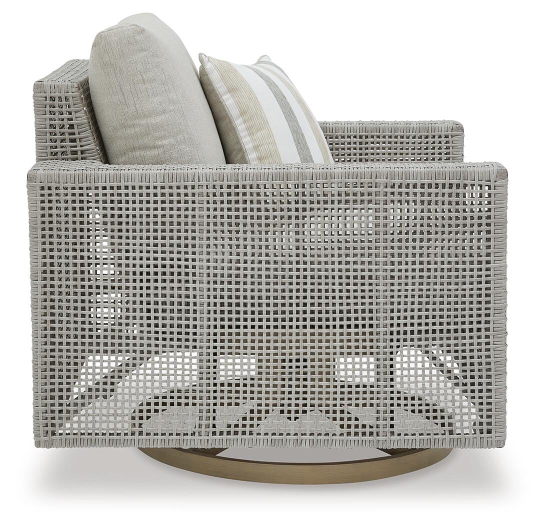 Sillón giratorio Seton Creek con cojín